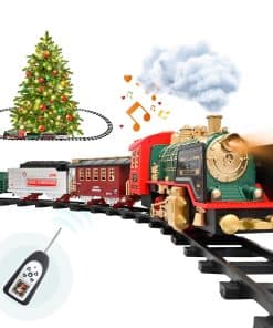 Tren Eléctrico de Navidad FANL - Locomotora de Vapor,