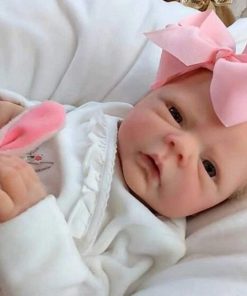 Muñeca Bebé Reborn Realista de 18 Pulgadas, Hecha a Mano en