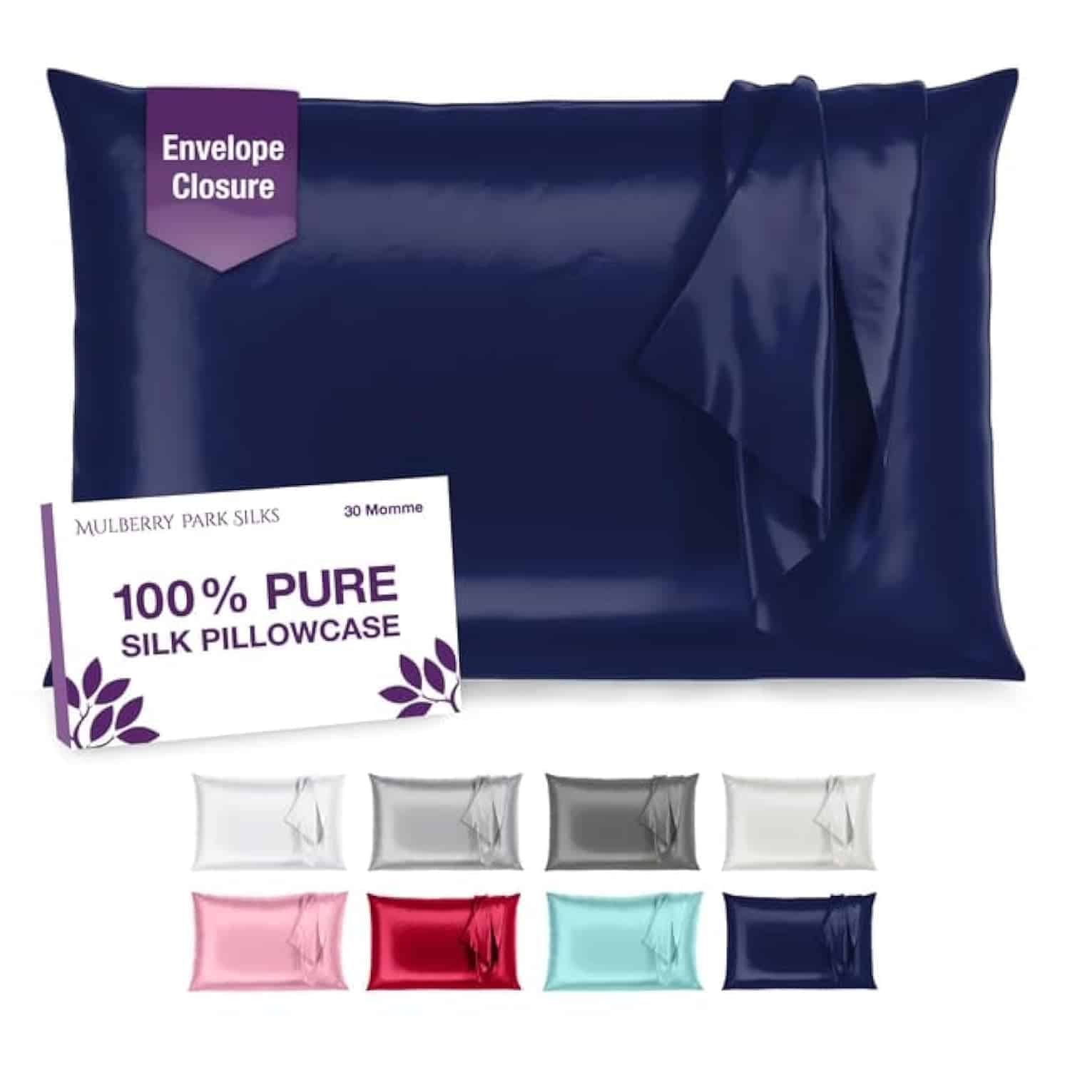 Funda de almohada de seda Mulberry Park 30 Momme - 100%