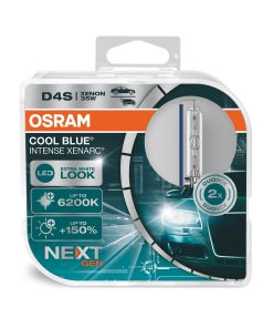 OSRAM XENARC COOL BLUE INTENSE D4S, 150% más brillo, hasta