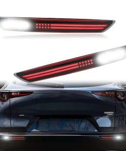 Luces de freno del parachoques trasero LED ahumadas con