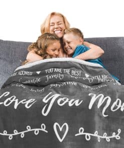 FILO ESTILO Regalos para Mamá en su Cumpleaños, Manta de