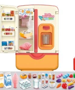 Cocina Juguetes Refrigerador con Dispensador de Hielo Juego