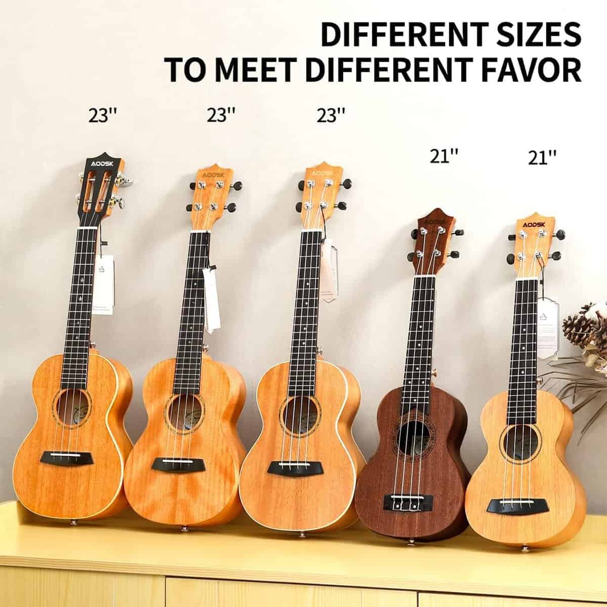 Kit de Ukelele para Principiantes AODSK, Kit de Inicio con - Imagen 6
