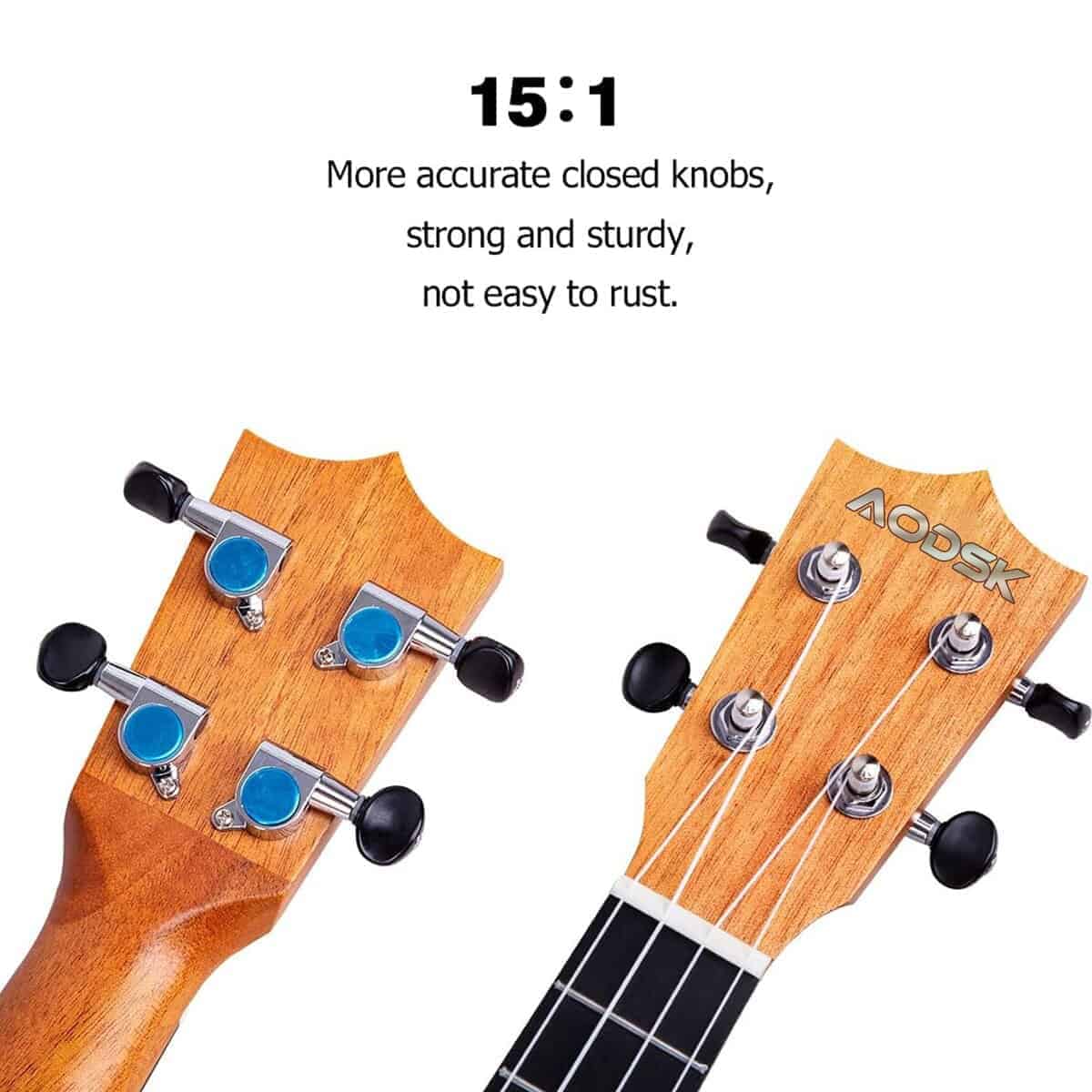 Kit de Ukelele para Principiantes AODSK, Kit de Inicio con - Imagen 5