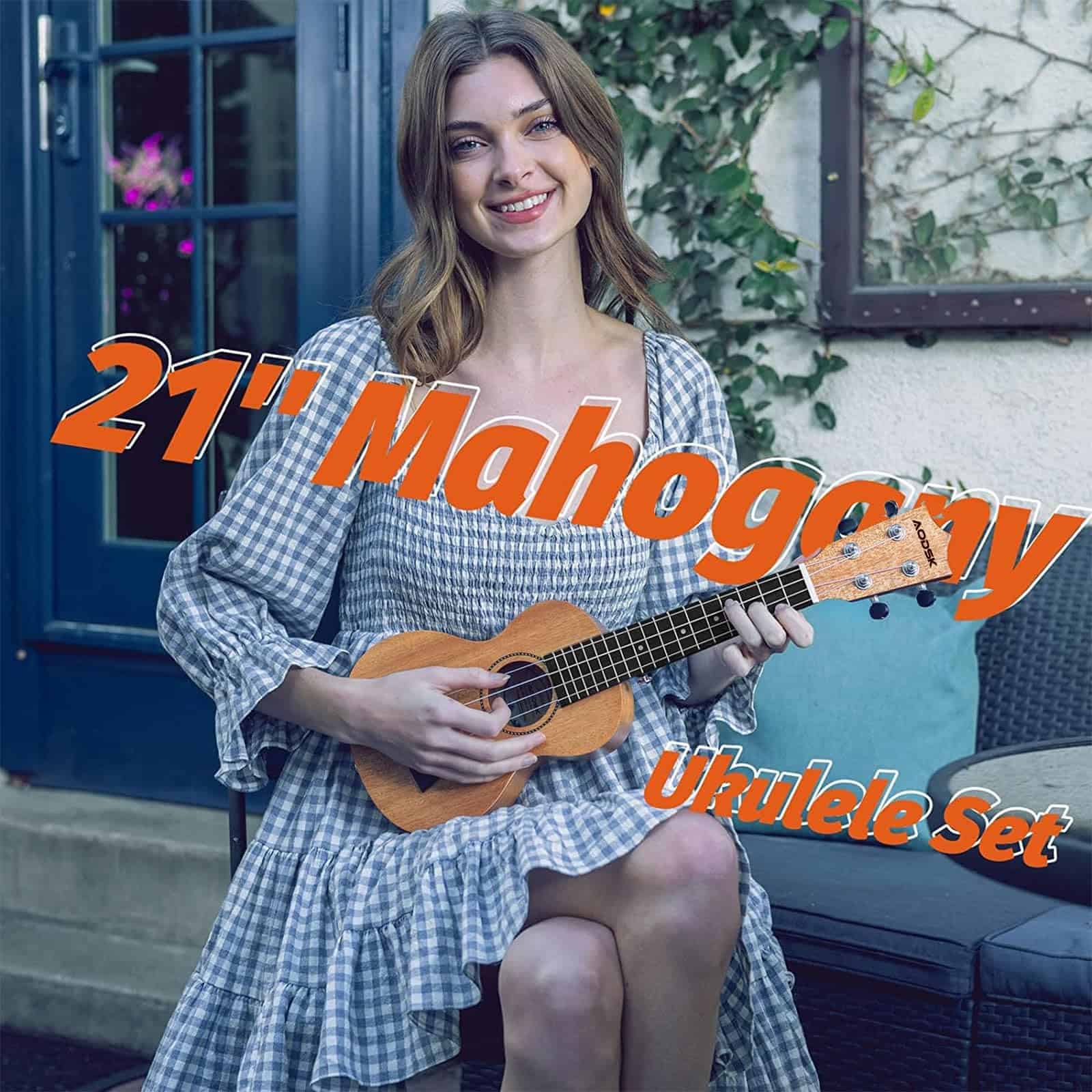 Kit de Ukulele para Principiantes, Kit de Inicio con Funda, - Imagen 3