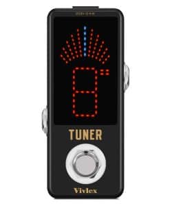 Pedal de Afinador Cromático Vivlex HD LED Display Mini