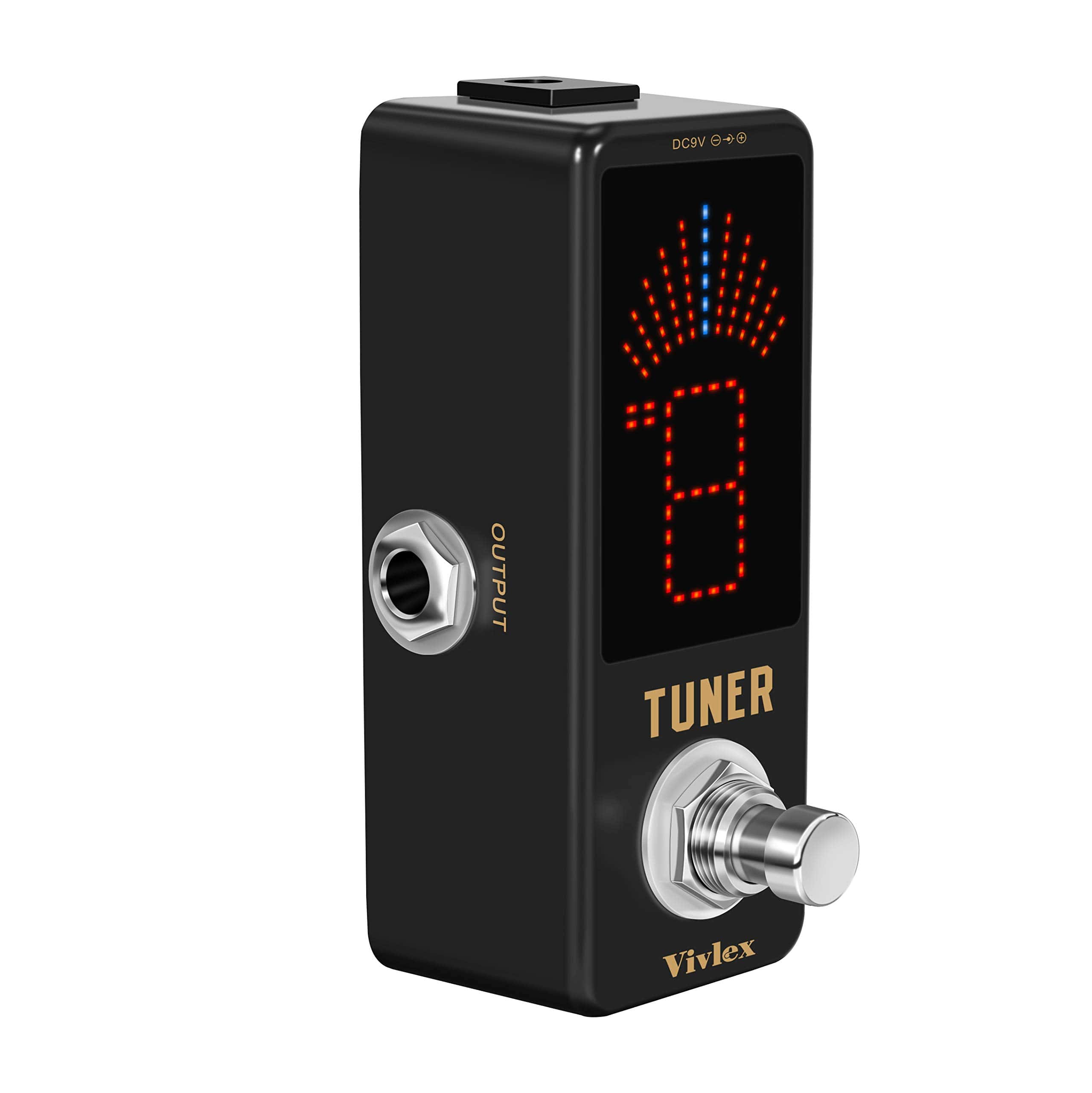 Pedal de Afinador Cromático Vivlex HD LED Display Mini - Imagen 8