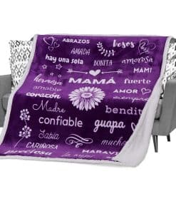 FILO ESTILO Regalos para Mamá, Manta para Mamá en Español,