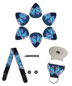 Correa de Guitarra KUIFORTI, Funda para Púas de Guitarra,
