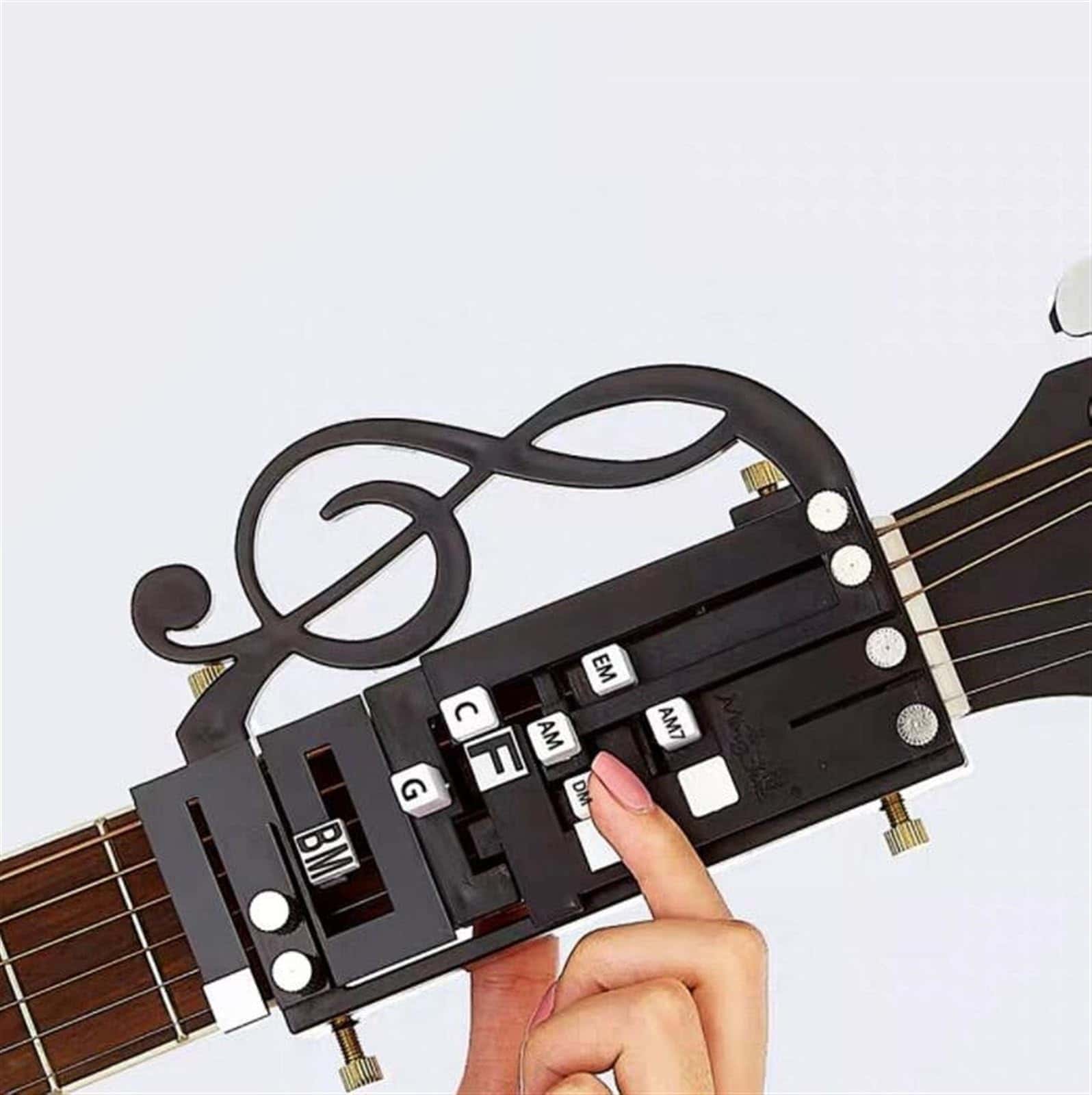 JUNMIN Guitar Chord Artifact, Asistencia de Acordes de Una