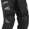 Pantalones Fly Racing 2022 Youth F-16 (Negro/Gris, 24)
