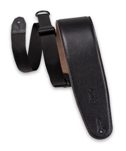 Correa de guitarra para bajo acolchada de cuero de alta