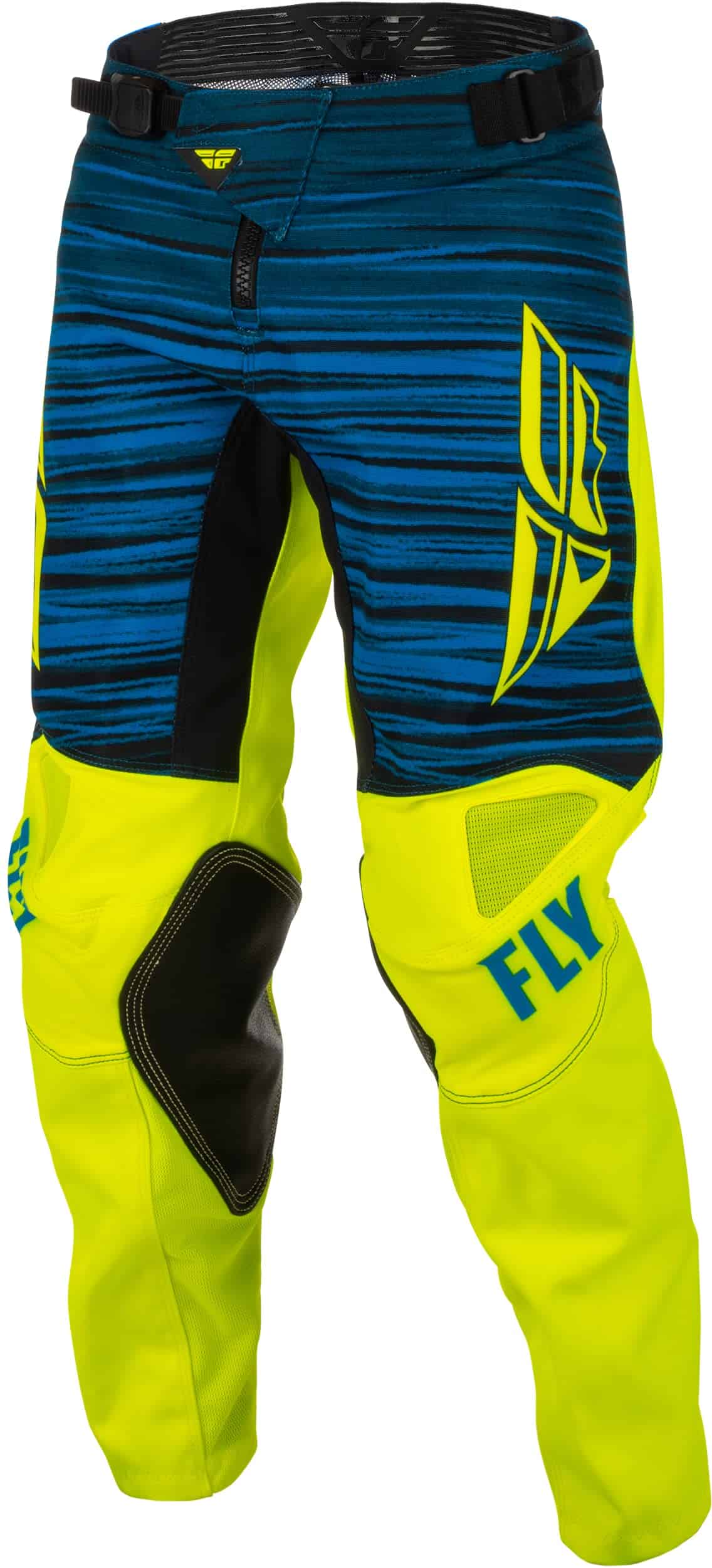 Pantalones Fly Racing 2022 Youth Kinetic Wave (Hi-Vis/Azul, - Imagen 5