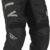 Pantalones Fly Racing 2022 Juvenil F-16 (Negro/Gris, Talla