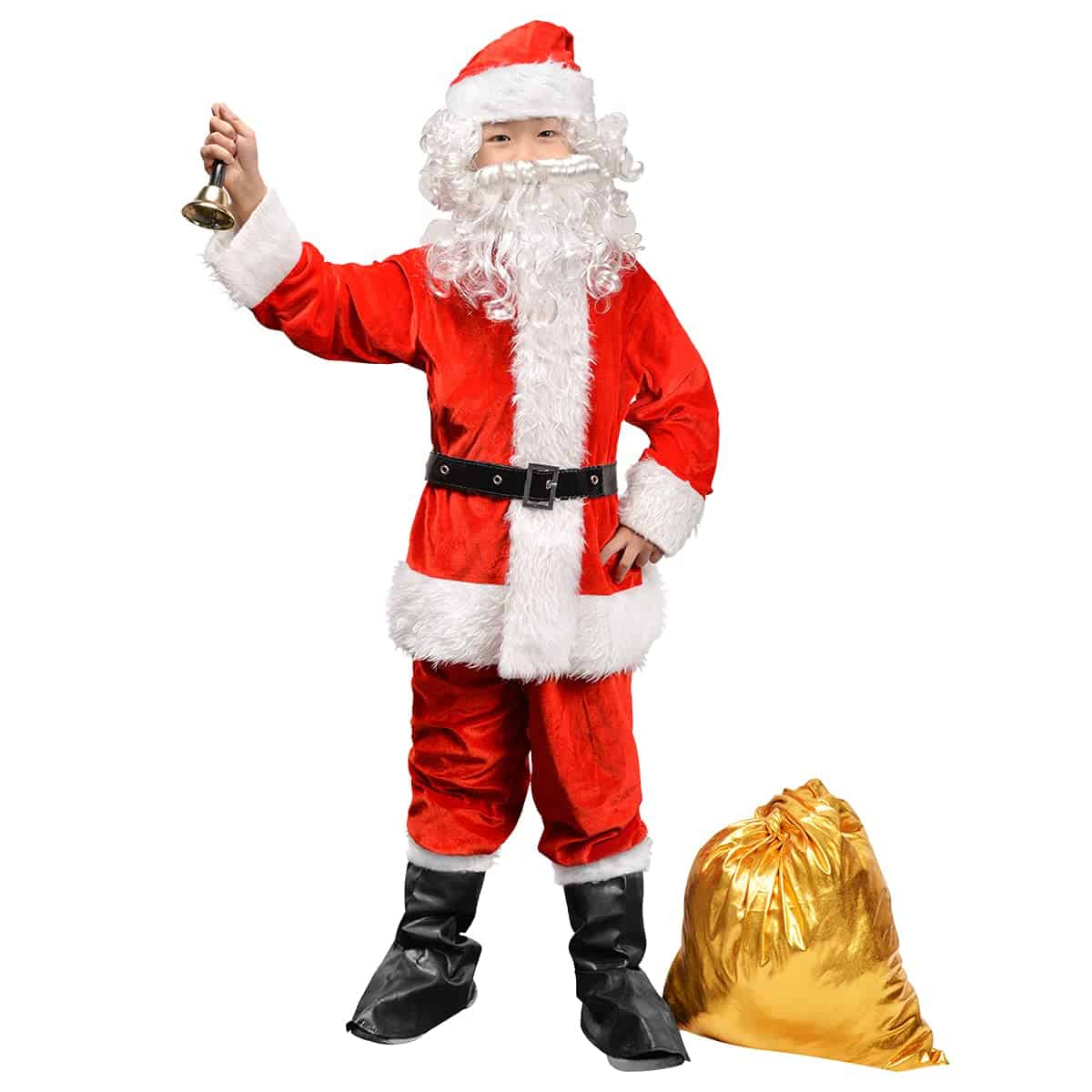 Disfraz de Santa Claus Yolent Kids para Niños Traje de