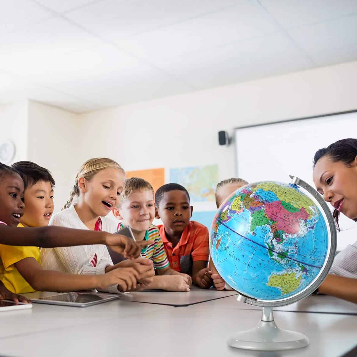 Globo del Mundo SH-RuiDu de 20cm con Luz Nocturna, Globo - Imagen 6