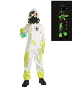 Disfraz de Hazmat que Brilla en la Oscuridad para Niños -