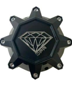Tapacenteros de Rueda DPR A01-Z-CAP LG1303-03 en Negro Mate