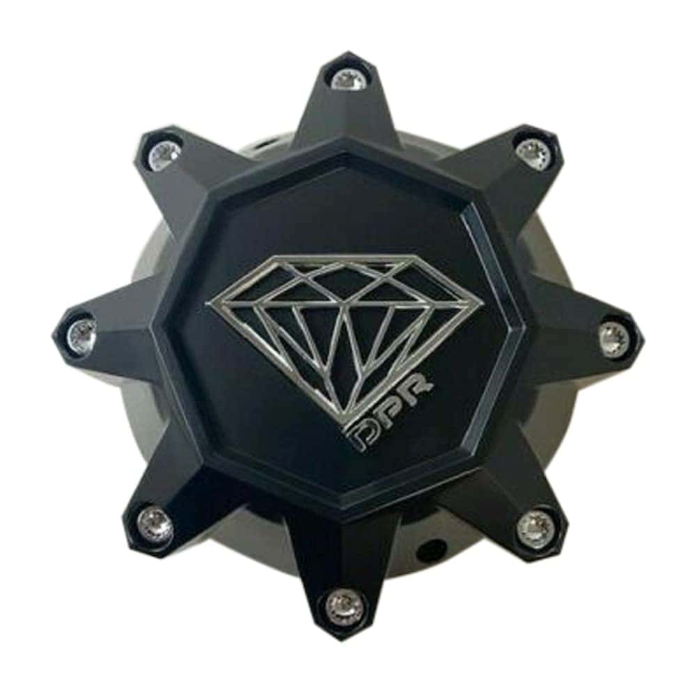 Tapacenteros de Rueda DPR A01-Z-CAP LG1303-03 en Negro Mate
