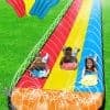 JAMBO 20' Slip Splash and Slide Premium de 3 carriles con