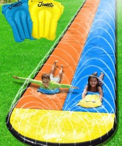 JAMBO XL Premium 20Ft Slip Splash and Slide con 2