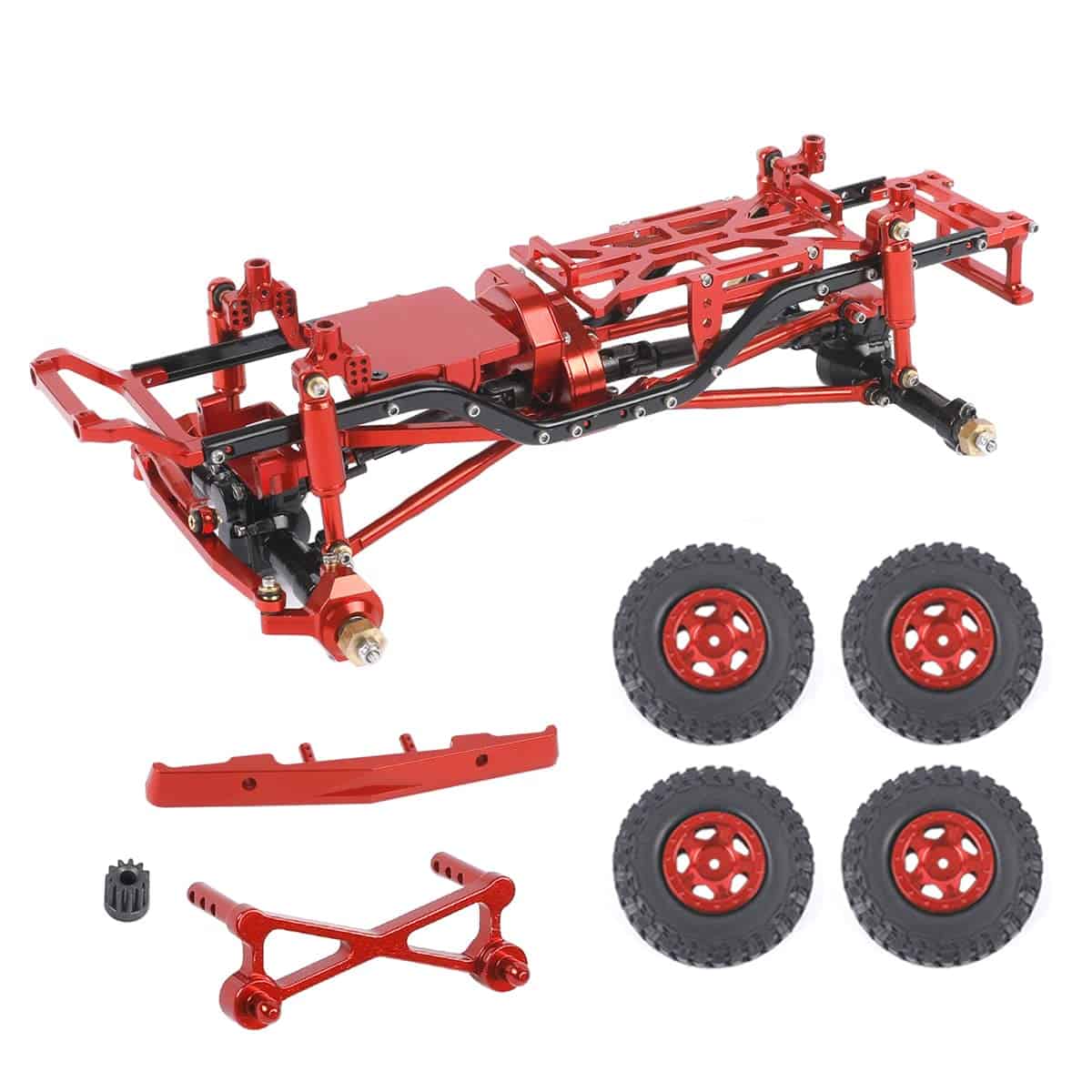 Chasis de Marco Completo de Aluminio Ensamblado para 1/24