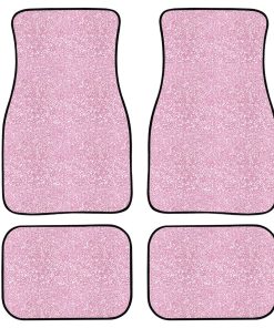 Tapetes de Piso Rosa para Autos, Tapetes de Auto Oro Rosa