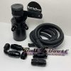 8AN Universal Performance Oil Catch Can - Kit de Montaje de
