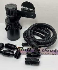 8AN Universal Performance Oil Catch Can - Kit de Montaje de