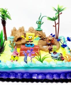 Set de Figuras para Pastel de Bob Esponja con Patrick,