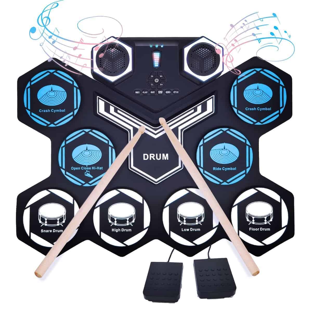 Set de Batería Electrónica para Adultos, Gimigo Pad de