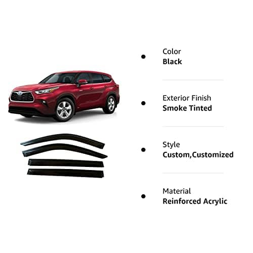 2020-2024 Viseras de Ventana Lateral para Toyota Highlander - Imagen 9