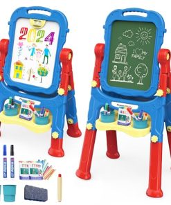 PicassoTiles Tablero de Dibujo, Pizarra & Caballete de Arte