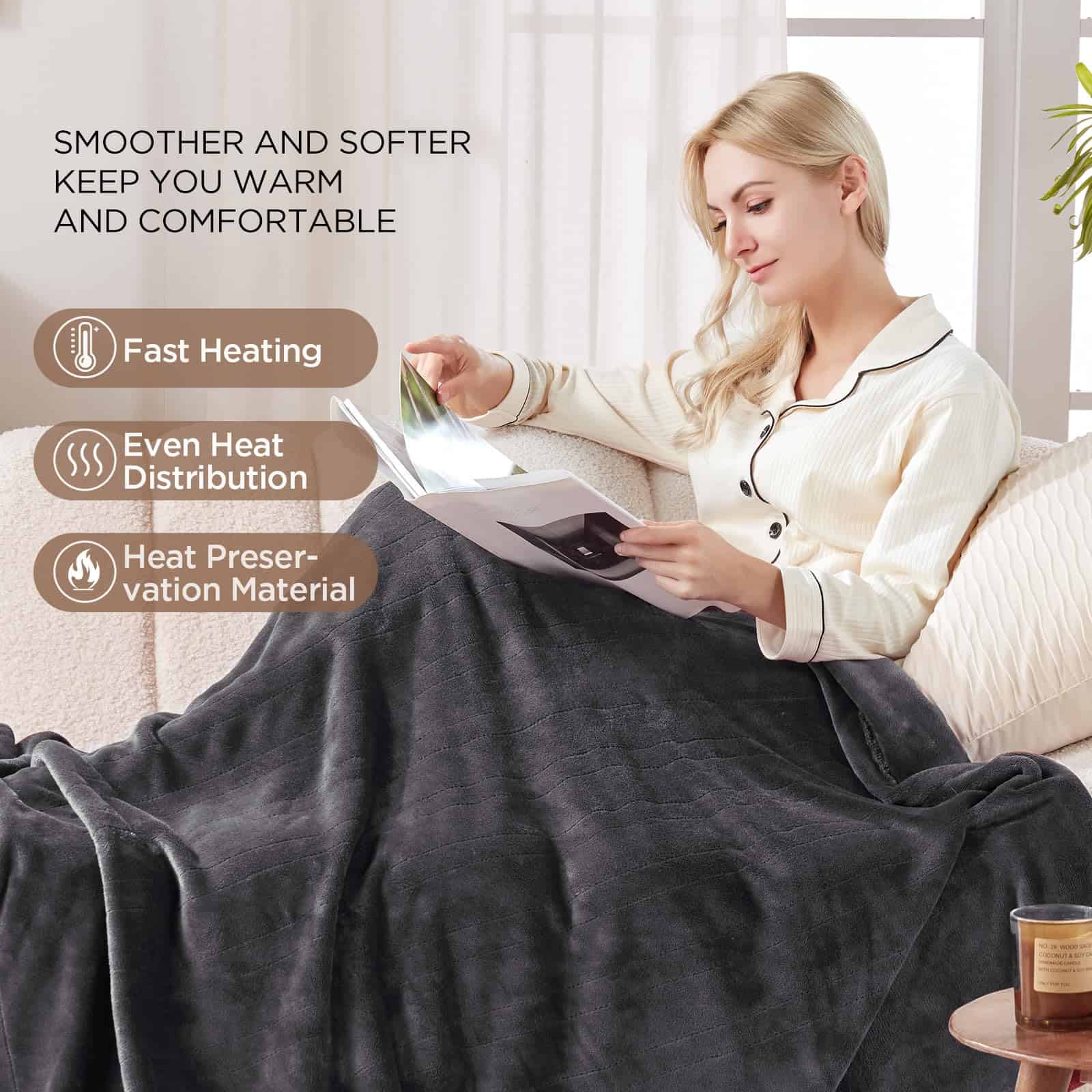 Manta Eléctrica Westinghouse, Manta con 6 Niveles de - Imagen 3