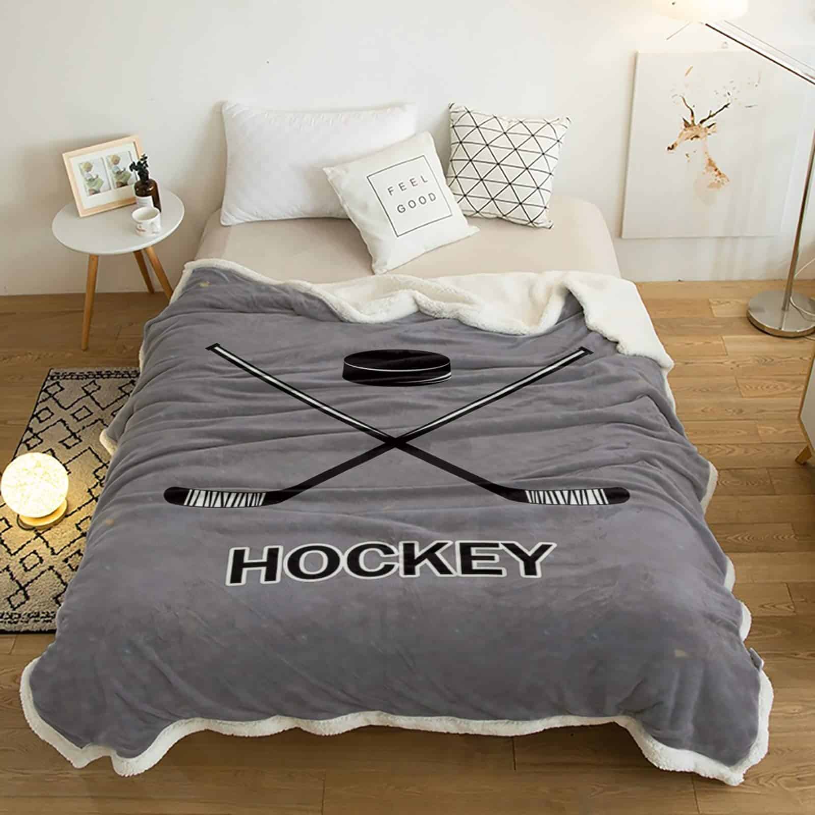 Manta de felpa Sherpa IDOWMAT 50x60 in | Esponjosa y suave - Imagen 4