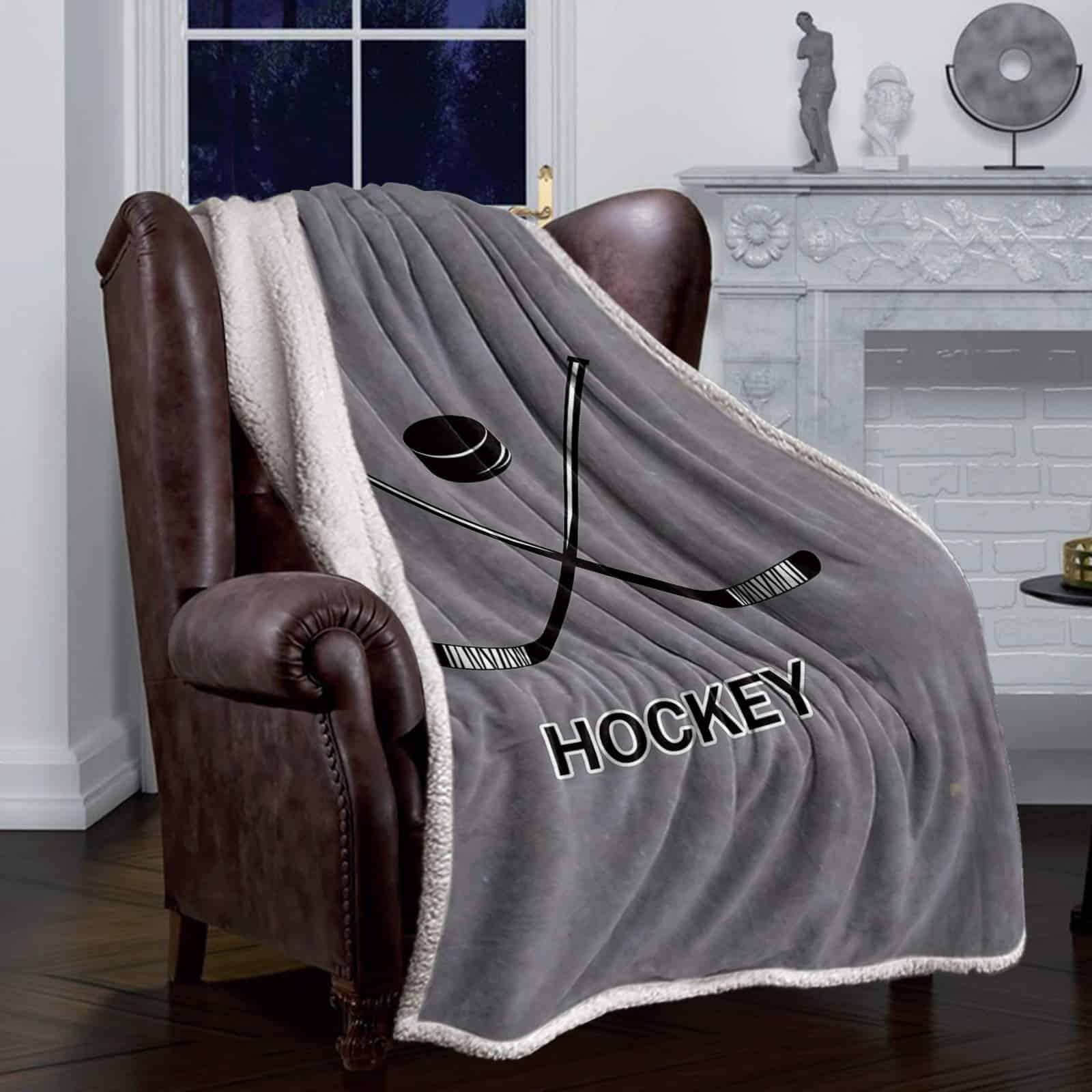 Manta de felpa Sherpa IDOWMAT 50x60 in | Esponjosa y suave - Imagen 3