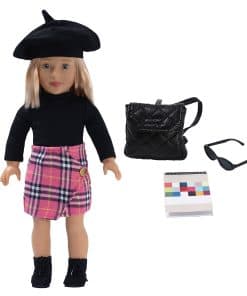 Muñeca Fashion DOLLFUN College Girls de 18 pulgadas Set
