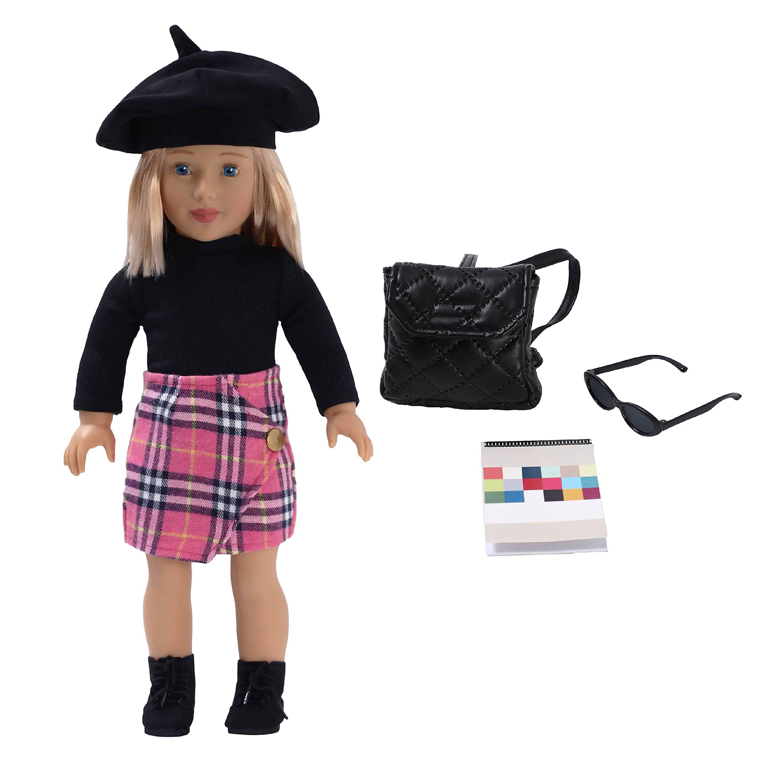 Muñeca Fashion DOLLFUN College Girls de 18 pulgadas Set