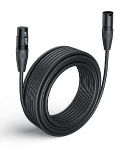 Cable de Micrófono XLR Macho a Hembra de 50 pies (Cobre
