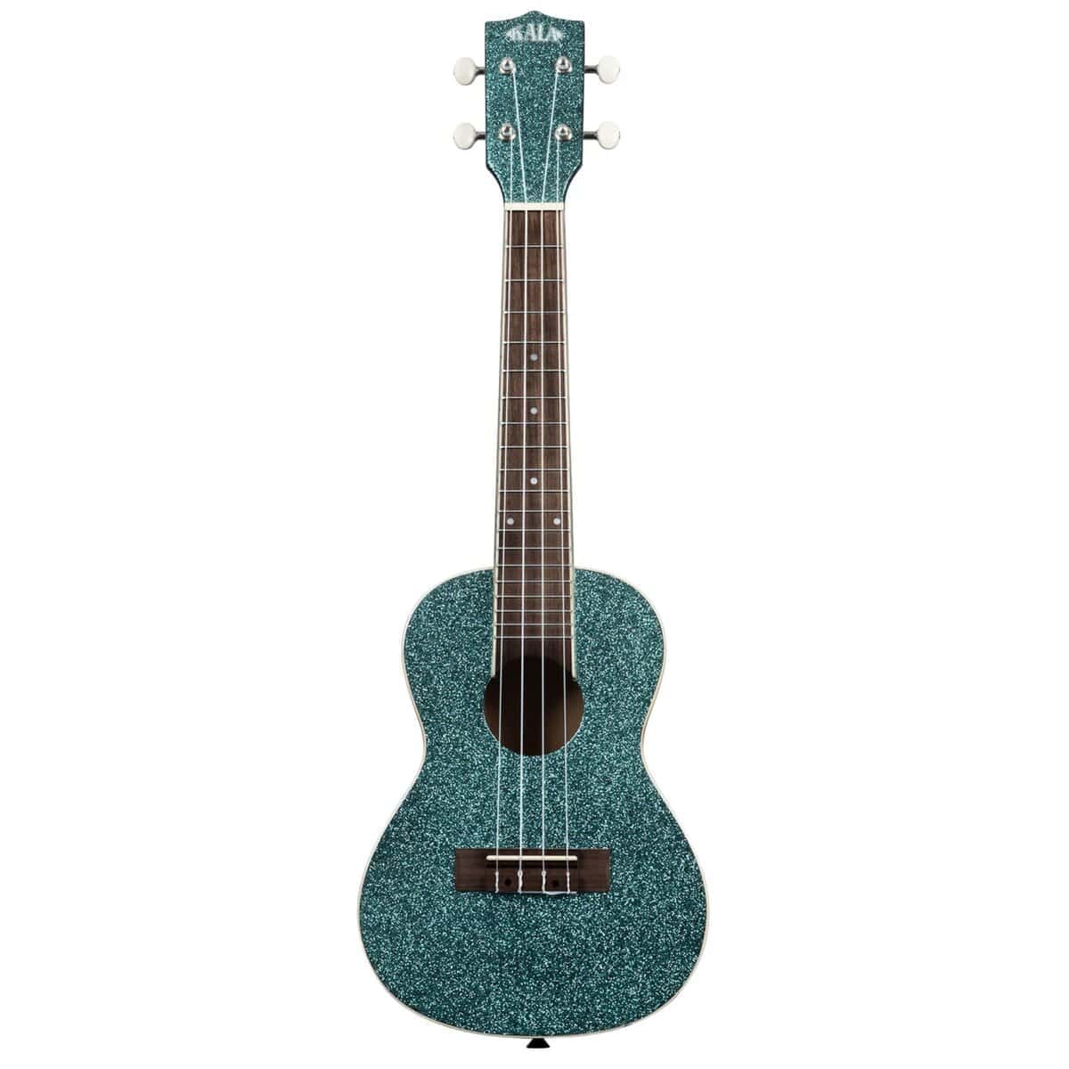 Ukulele Kala Rhapsody in Blue Concert Sparkle Series con - Imagen 4