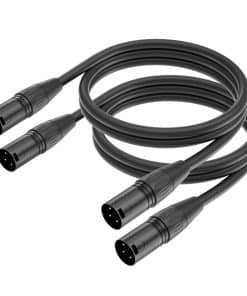 Cable XLR Macho a Macho Yinker, Cable de Micrófono de 3