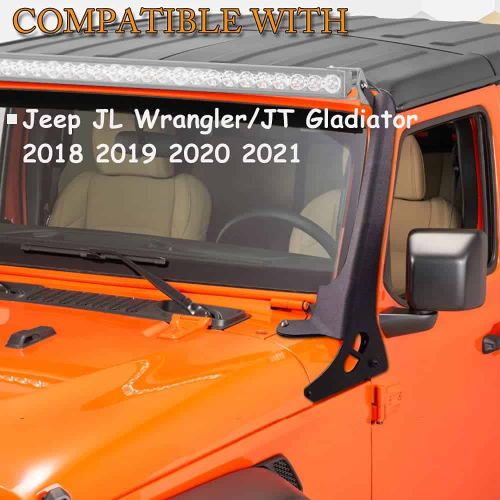 Soporte de Barra de Luz LED Samman 50'' Textura Negro - Imagen 5