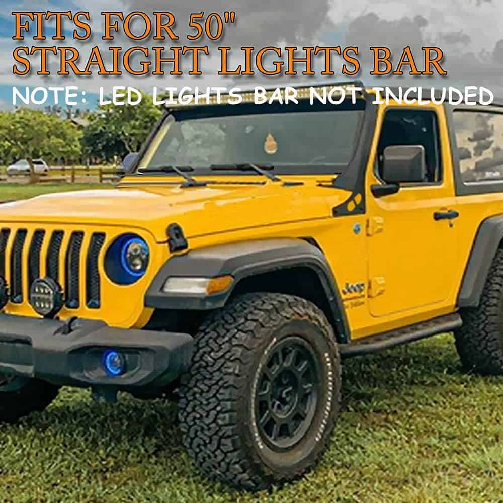 Soporte de Barra de Luz LED Samman 50'' Textura Negro - Imagen 4