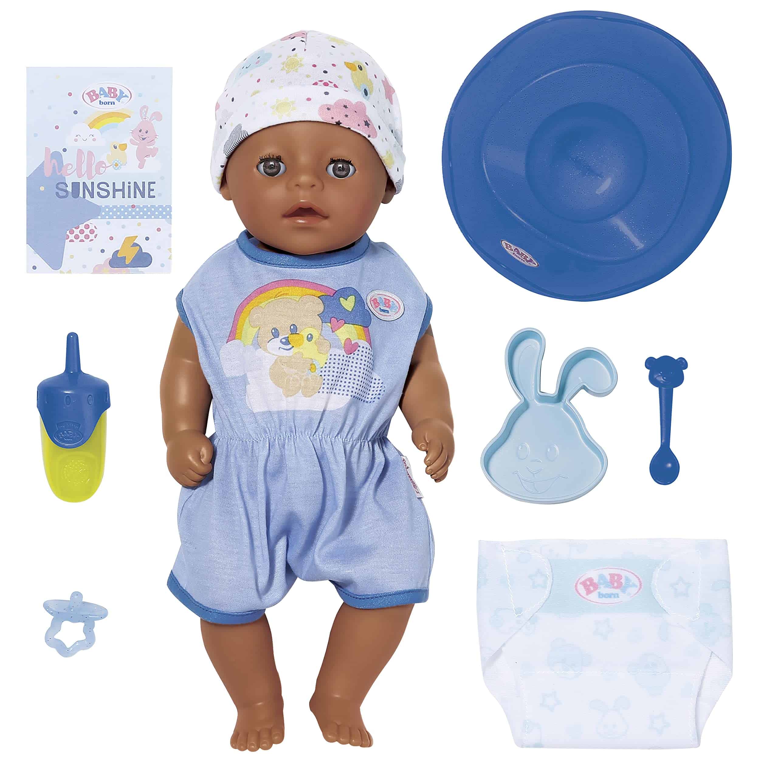 Baby Born 14” Muñeco de Bebé Interactivo Lil BOY - Ojos