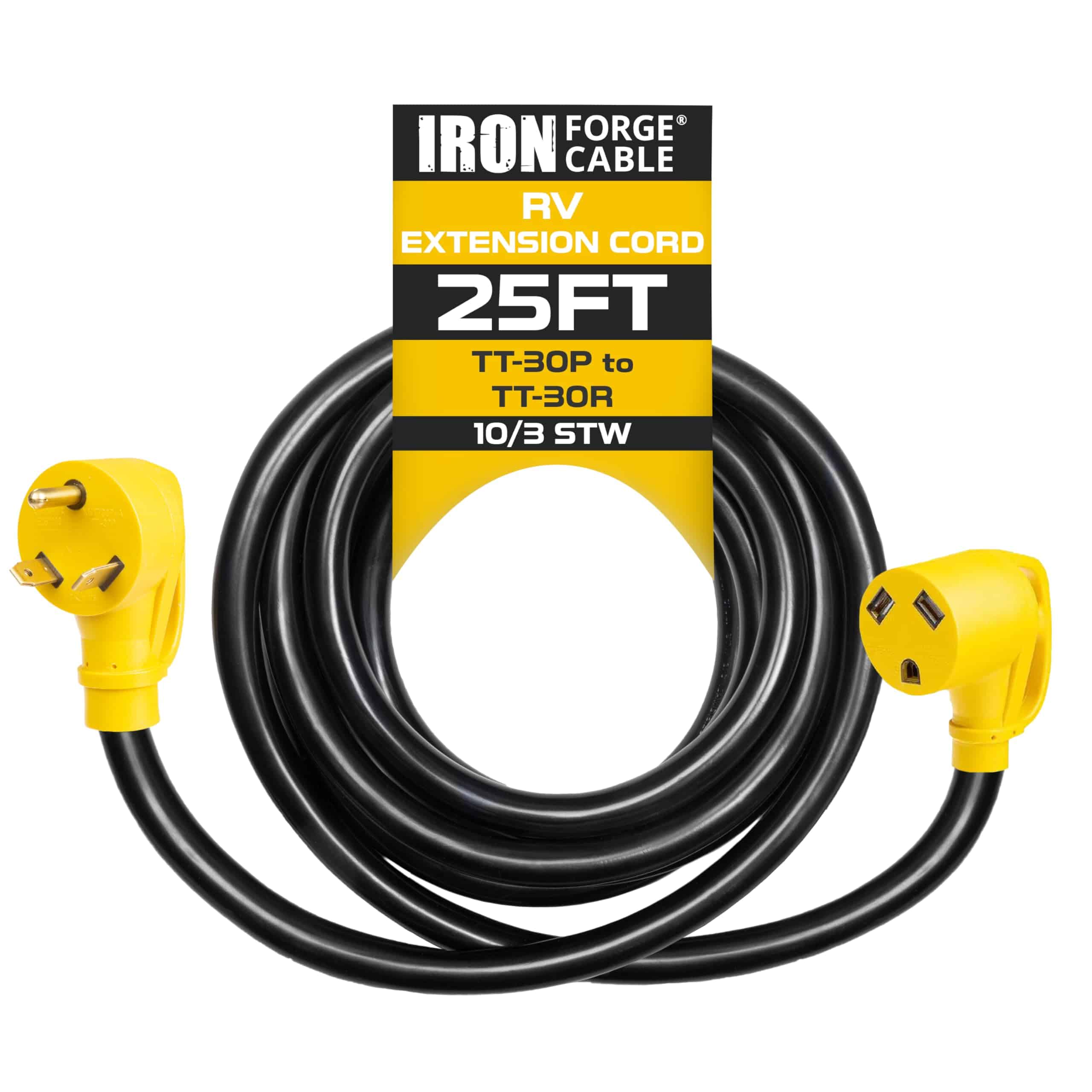 Cable de Extensión para RV de 30 Amperios de Iron Forge 25