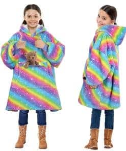 Manta con capucha Solaris Rainbow para niños - Regalo