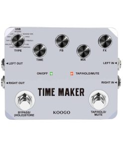 Pedal de Demora para Guitarra Koogo Time Maker 11 Tipos de