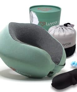 Almohada de Viaje de Espuma Viscoelástica Luvcor de Calidad