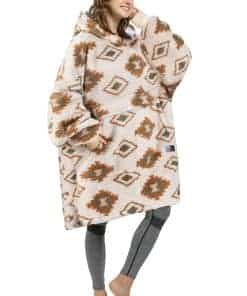 Manta con capucha Catalonia Southwestern Aztec, Sudadera